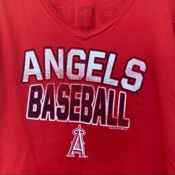 ✅ Genuine Merchandise Angels Trout 27 Red T-Shirt - Picture 2 of 11